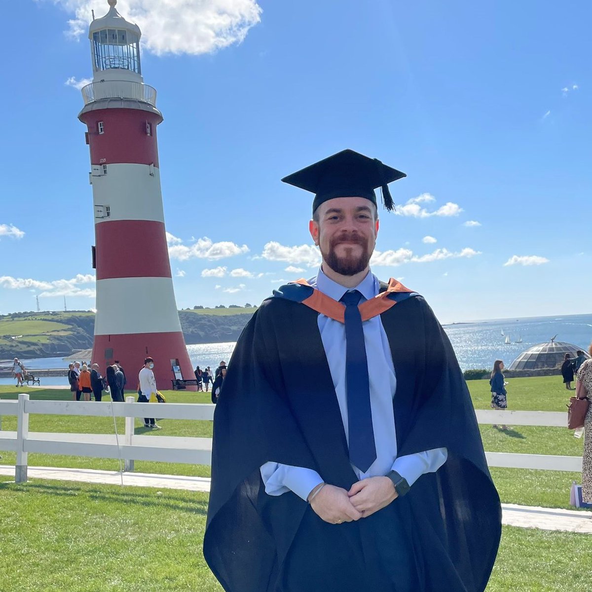 A massive round of applause for Jack, our Support Programmer, on his graduation in sunny #Plymouth yesterday. Jack achieved a First Class, BSc (Hons) Digital &amp; Technology Solutions (Software Engineer). Congratulations from #TeamKudos 🎓👏