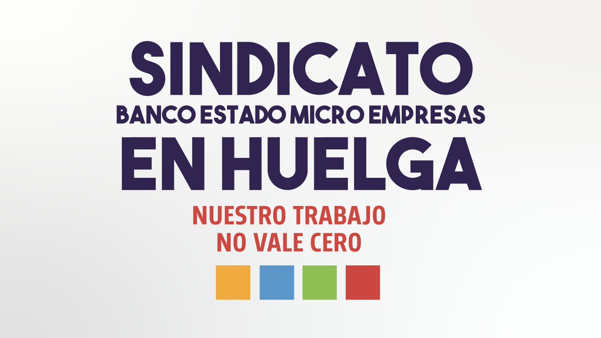 SindicatoBeme's tweet image. SINDICATO BEME EN HUELGA frente a la nula respuesta por parte de Banco Estado y su filial   @BancoEstado @evelez60 sindicatobeme.cl/video-sindicat…