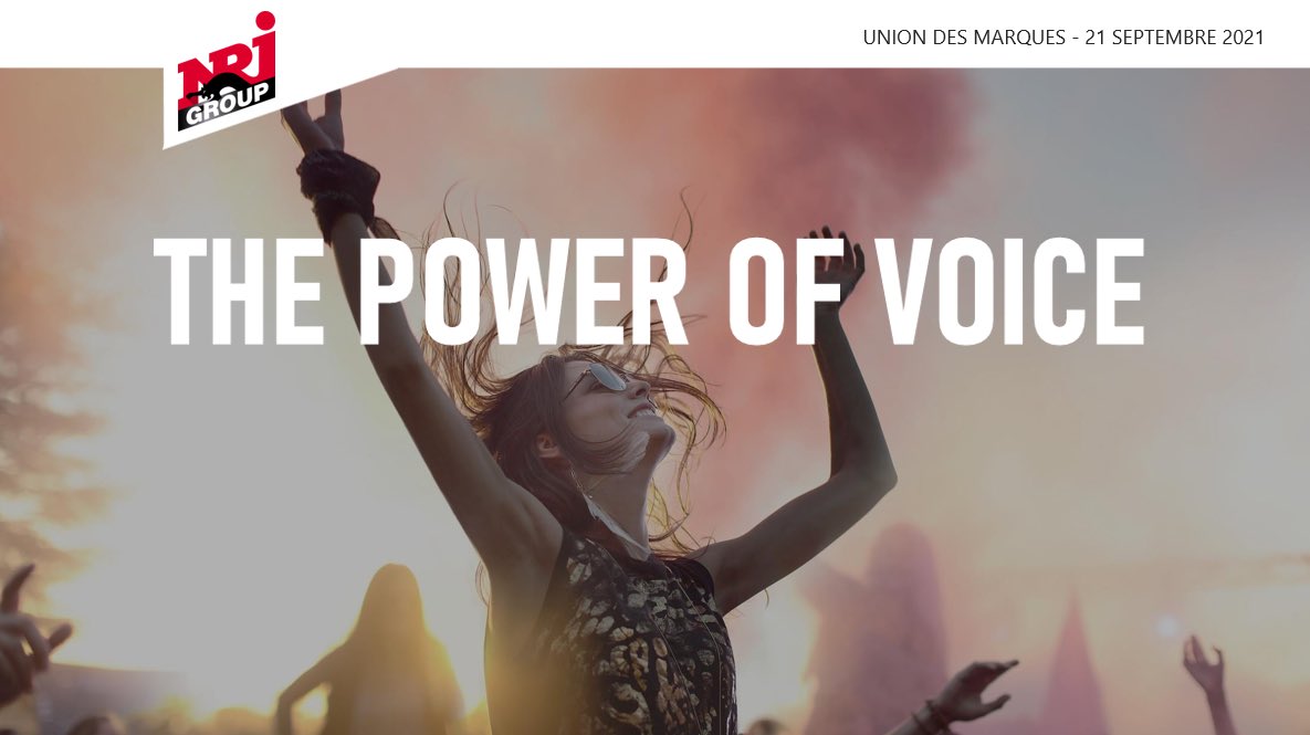 🔊THE POWER OF VOICE by <a href="/NrjGlobal/">NRJ Global</a> avec <a href="/cecchambo/">Cecile Chambaudrie</a> et Nicolas Haby aux #RencontresMedias2021