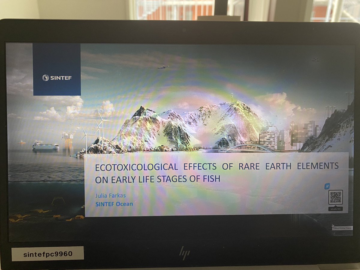 StefaniaPiarul1's tweet photo. Nice to presents some of the results we got so far in @ELEMENTARY6 as #sintefocean #ecotox team From algae to fish-> is it gadolinium toxic? have a look on @JuliaFarkas6 presentation https://t.co/5blbRizibB