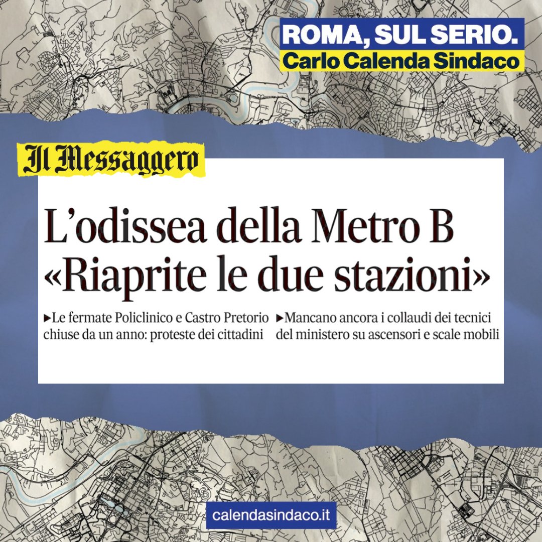CalendaSindaco's tweet photo. Non è accettabile che due stazioni vicine vengano chiuse per un anno per la sostituzione delle scale mobili.  
La Sindaca chiede la riconferma in nome della continuità. Forse non è al corrente di cosa vivono tutti i giorni gli utenti del trasporto pubblico.   

#RomaSulSerio https://t.co/FjM5i5LKcQ