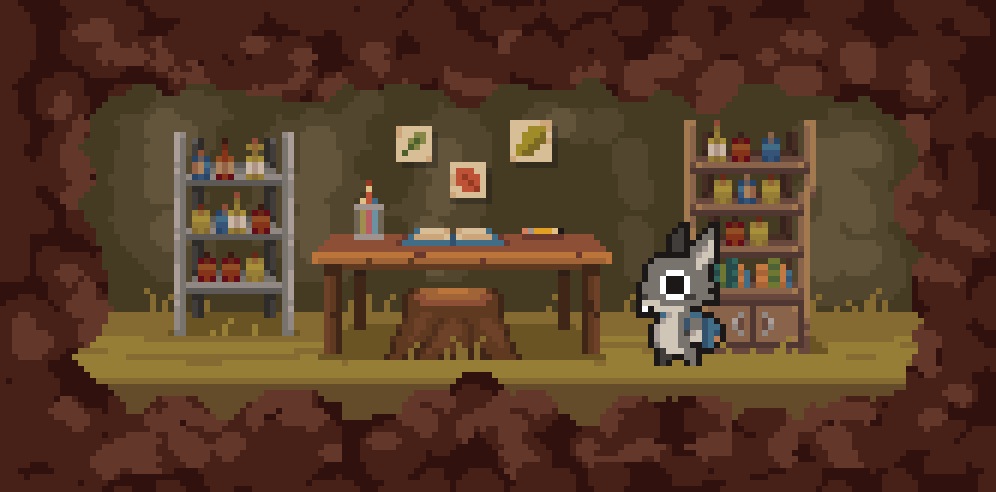 keelapine's tweet photo. Clover's drawing room! ✏️📔
#runawayfur #gamedev #pixelart #bunny #indiegame https://t.co/8MZSDQ86zc