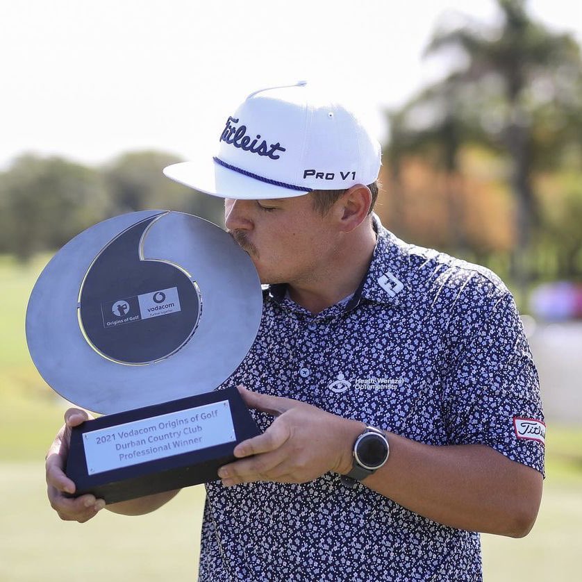 FlightScopeGolf's tweet photo. 🏆 WINNER 🏆 @LouisAlbertse 

Congratulations to #FlightScopeFamily member Louis Albertse on winning his first @Sunshine_Tour event, the 2021 @Vodacom #VOGTheWoods at Mount Edgecombe Country Club. ⛳ https://t.co/V735tpFMHT