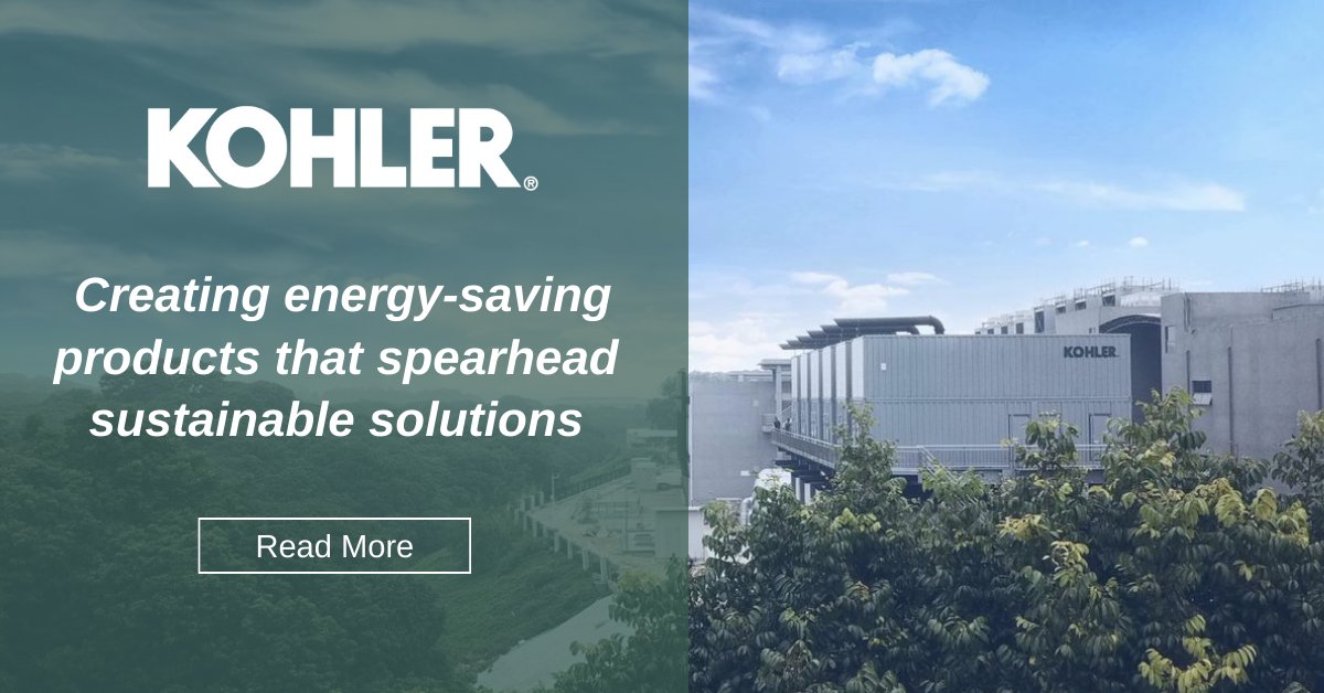 It's #ZeroEmissionsDay! Kohler believes in producing innovative energy-saving products that spearhead #sustainablesolutions for evolving power demands. Learn more: fal.cn/3intG