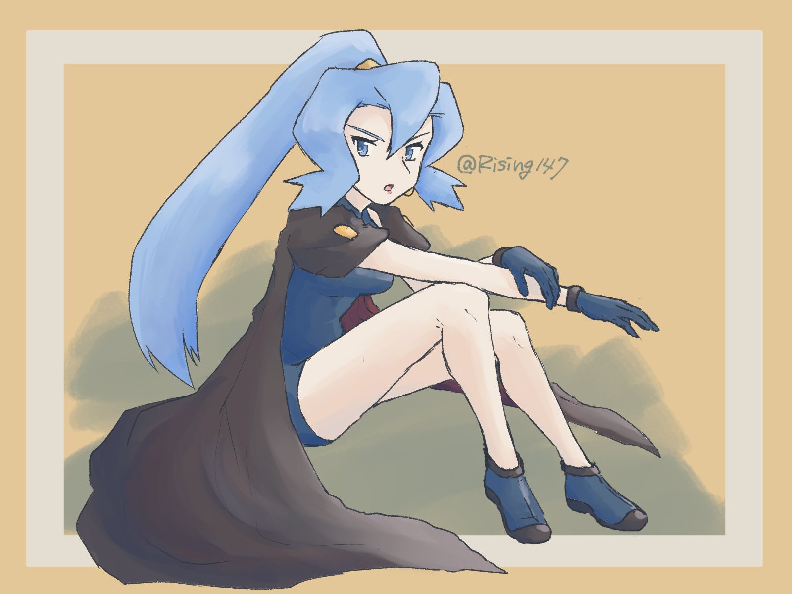 こうり Twitter पर ポケモントレーナー版深夜の真剣お絵描き60分一本勝負 お題 イブキ 金銀クリスタル T Co B81dghtqfc Twitter