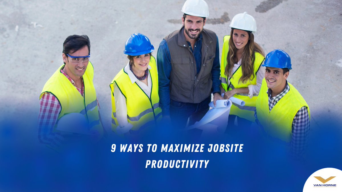 👉🏽 Planning &amp; Scheduling
👉🏽 Communication
👉🏽 Supervision 
Check out the full article published by @ConstructConnect by clicking on the link constructconnect.com/blog/nine-ways…
#VanHorne #Construction #48years #MaximizeProductivity #Jobsite #BuildingsCanada #ConstructionManagement