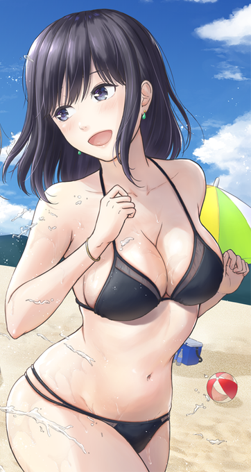 単行本の折返しに隠れてる田村さん(巨乳) 