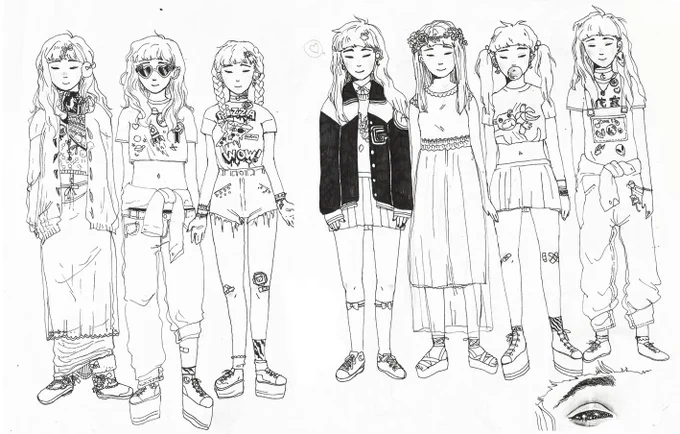 Fashion evolution
The first one is from 2016 i think? Or 2017 i don't remember 