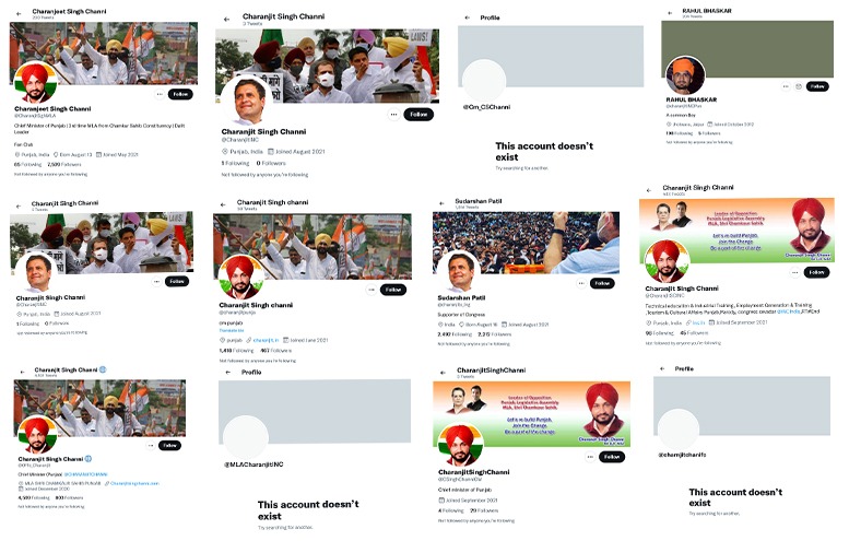 DFRAC_org's tweet photo. पंजाब के सीएम चरणजीत सिंह चन्नी के बनाए गए फेक टि्वटर अकाउंट का विश्लेषण
#DFRAC #FakeHandles #Punjab @CHARANJITCHANNI #CharanjitSinghChanni #HashtagScanner
https://t.co/fYynlgkAK4 https://t.co/5aUHXDij9C