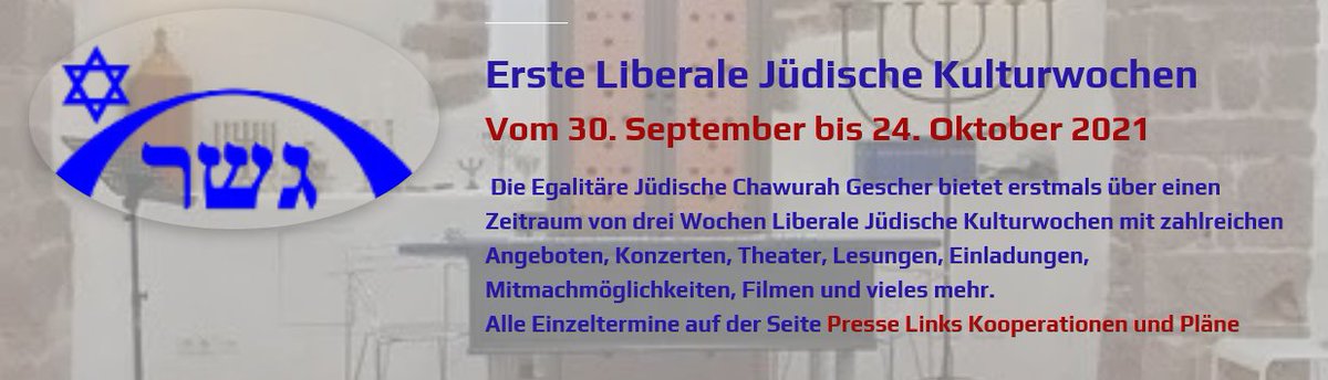 Judischfuralle's tweet photo. Erste Liberale Jüdische Kulturwoche: Vom 30. September bis 24. Oktober 2021 https://t.co/fapYbH7cTp https://t.co/5Sfj2mlHac