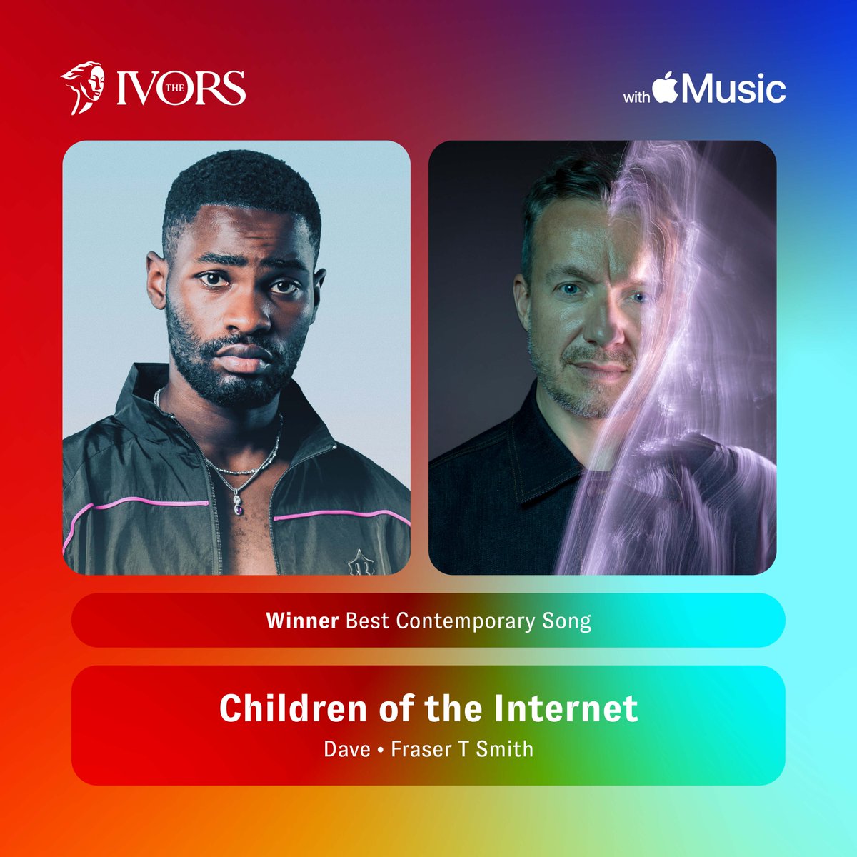 The Ivors Academy (@ivorsacademy) on Twitter photo 🎤🎼 The Ivors winner for BEST CONTEMPORARY SONG 🎼🎤
Children of the Internet written by @santandave1 and <a href="/thefutureutopia/">thefutureutopia</a>
#TheIvors 🎤🎼 The Ivors winner for BEST CONTEMPORARY SONG 🎼🎤
Children of the Internet written by @santandave1 and <a href="/thefutureutopia/">thefutureutopia</a>
#TheIvors