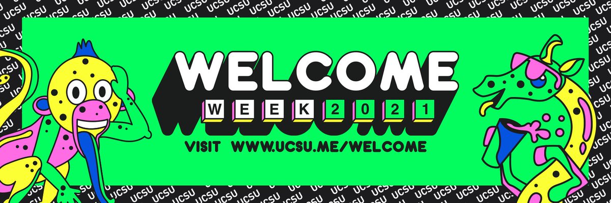 Check out the line up for the rest of Welcome Week 2021:

ucsu.me/welcome