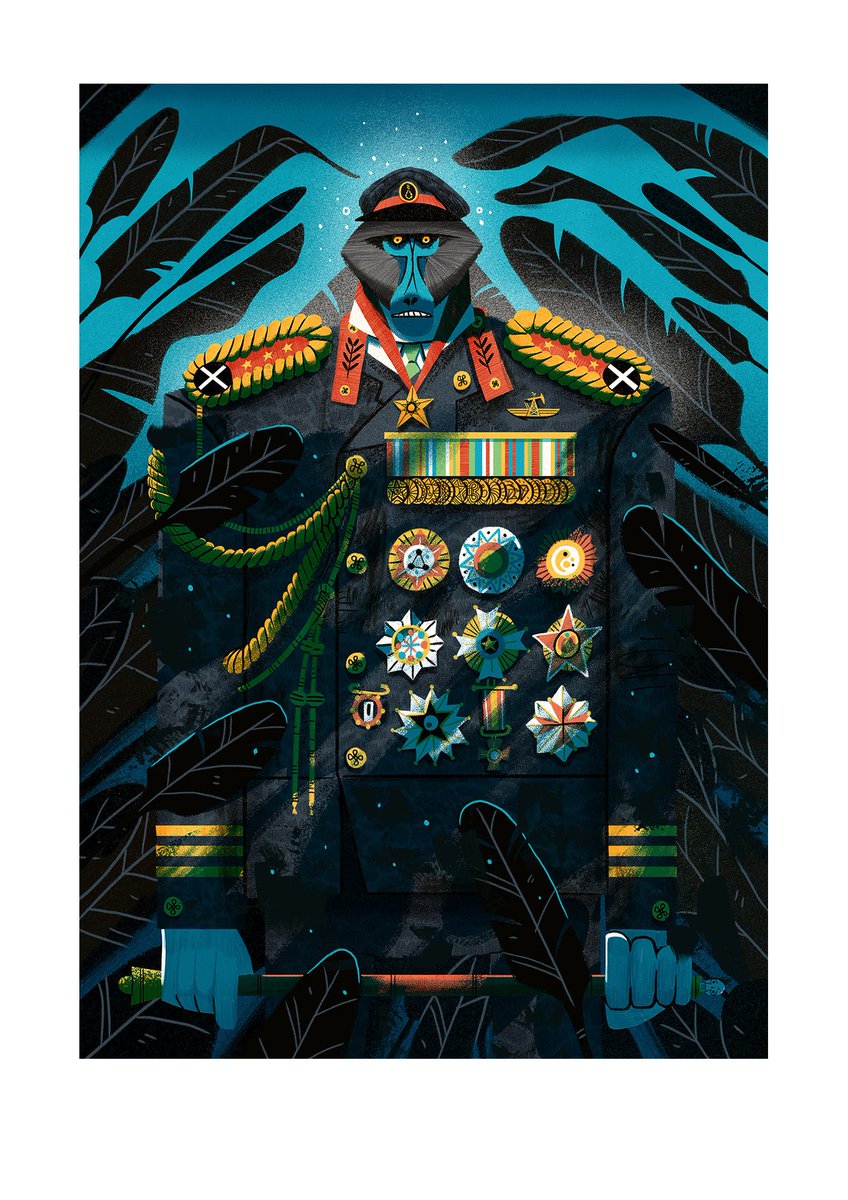 [GEEK-ART // @SaisonAfrica20]
🇫🇷 Nouvel artiste mis en avant dans le cadre de notre expo virtuelle pour le #africacreativemeeting
🇺🇸 New artist displayed for our virtual art show! 
Gerhard Van Wyk – Monkey Dictator
<a href="/grrrrhard/">Gerhard van Wyk</a> #geekart geek-art.net/african-creati…