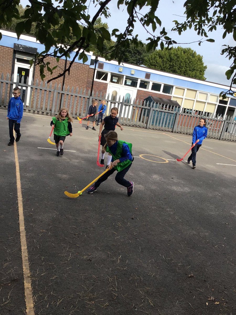 Today marked the start of our lunchtime sports clubs run by the sports leaders 🏑🥅