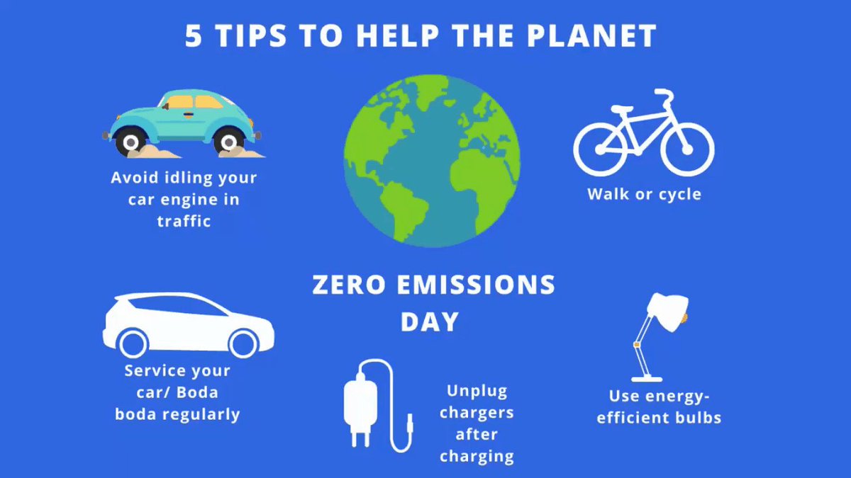 Every effort counts.

#ZeroEmissionsDay @AirQoProject