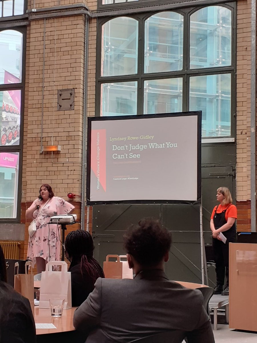 inspchangemanc's tweet photo. A fantastic day at the #WomensVoicesChangeMakers event hosted by @OddArtsUK. Members of our Women's Voices group spoke about their experiences of hidden disabilities and domestic abuse in same-sex relationships. Very important and powerful sessions. https://t.co/91Av0MeaKO