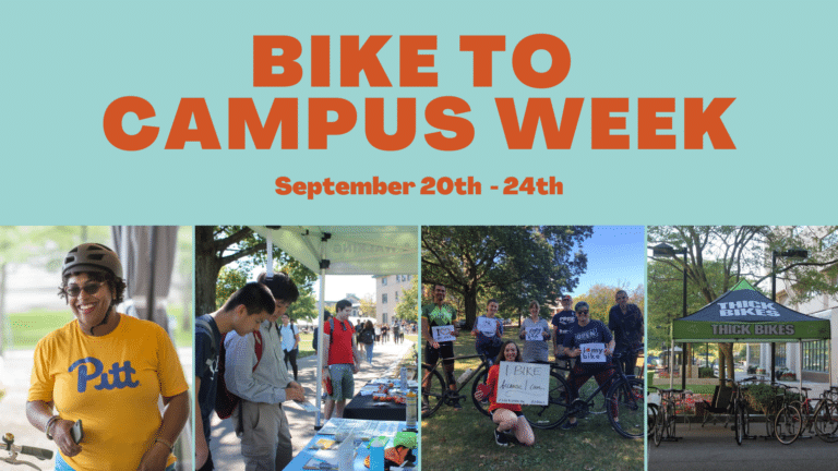BikePGH's tweet photo. Join us today for 3 special sessions about Getting Ready to Ride Your Bike - all part of Bike to Campus Week events! Register for them here: https://t.co/Le2BnKAPK6 @SustainablePitt @sustainCMU @ChathamU  #B2CW https://t.co/J9Hr4vO2Wq