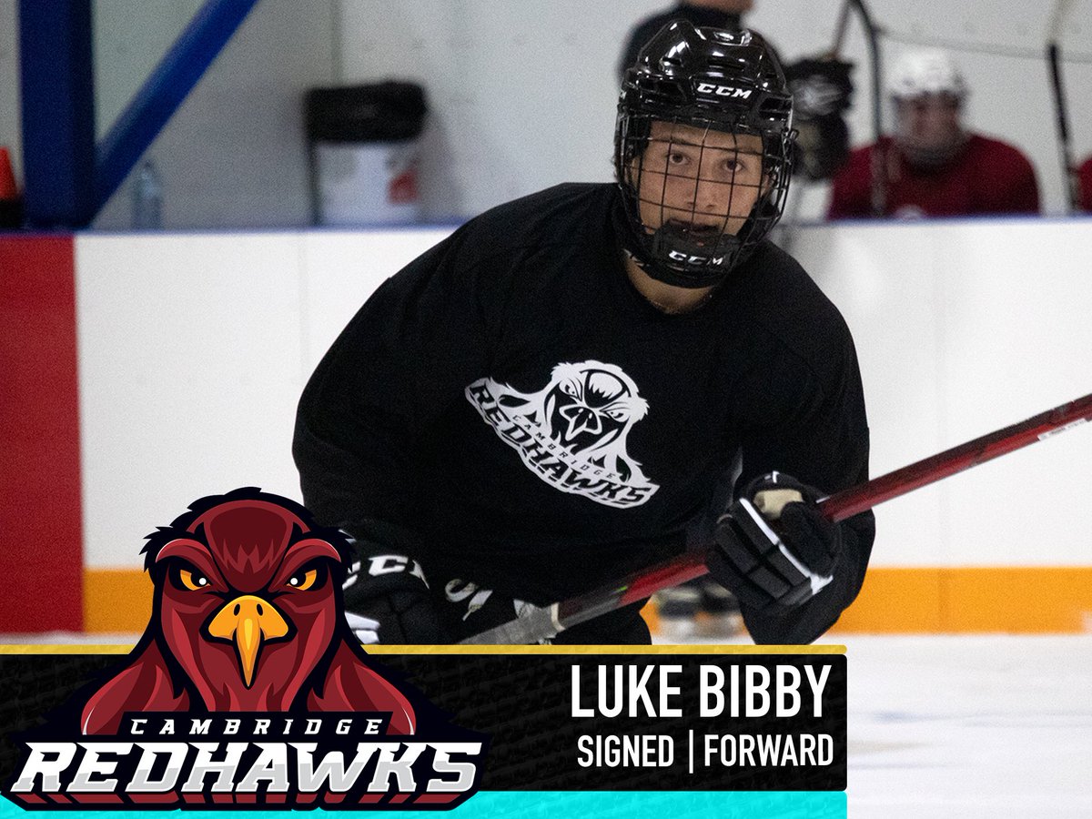 🚨 SIGNING ANNOUNCEMENT 🚨

The RedHawks announce they’ve acquired the rights of Luke Bibby from the <a href="/EspanolaExpress/">Espanola Express JrA</a> of the NOJHL.  Luke had 12 pts in 12 games in the 2020/21 shortened season. Luke is also an <a href="/AttackOHL/">Owen Sound Attack</a> draft pick. Welcome to Cambridge Luke!

#RedHawksTakeFlight