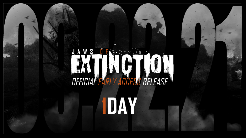 playjoegame's tweet photo. It’s almost time! In just a few hours, Jaws of Extinction will go LIVE into Early Access. Join our Discord to see the latest discussions as we enter Early Access (https://t.co/CrKUpE4FVB).
#indiegame #unreal #UnrealEngine #EpicGameStore #SteamStore https://t.co/t6xuZ3m7Bn