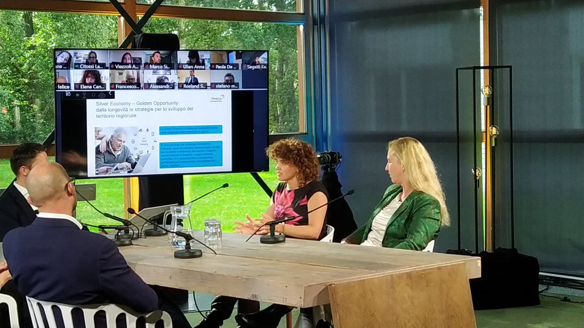 By co-creating technology we can tailor it for elderly to impact the quality of people's lives and enable them to participate in the community <a href="/elenacanciani3/">@elenacanciani</a>