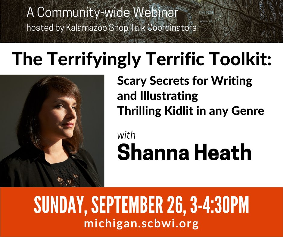SCBWIMichigan's tweet photo. Two awesome events for your end of the month education! #LansingWritingEvent #WritingForKids #WritingToolkit #KidlitThrillers https://t.co/S2f8VewEGj