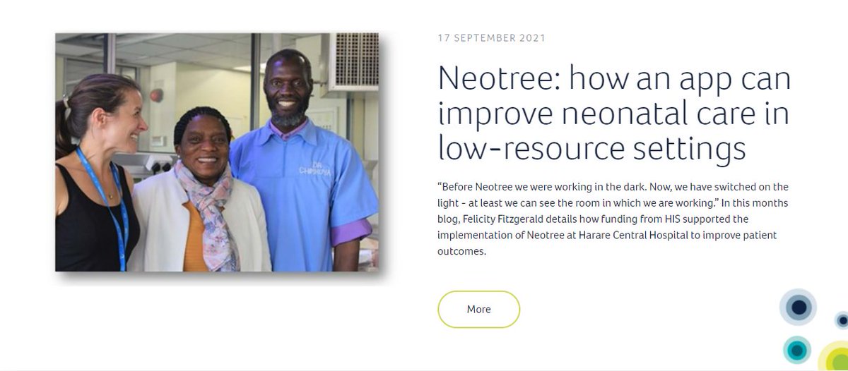 Healthcare Infection Society (@his_infection) on Twitter photo In September's blog, <a href="/flicfitzgerald/">Felicity Fitzgerald</a> details how funding from HIS supported the implementation of Neotree, a digital clinical decision support & data collection tool to improve care for #neonates in low-resource settings. Read more his.org.uk/blog/ In September's blog, <a href="/flicfitzgerald/">Felicity Fitzgerald</a> details how funding from HIS supported the implementation of Neotree, a digital clinical decision support & data collection tool to improve care for #neonates in low-resource settings. Read more his.org.uk/blog/