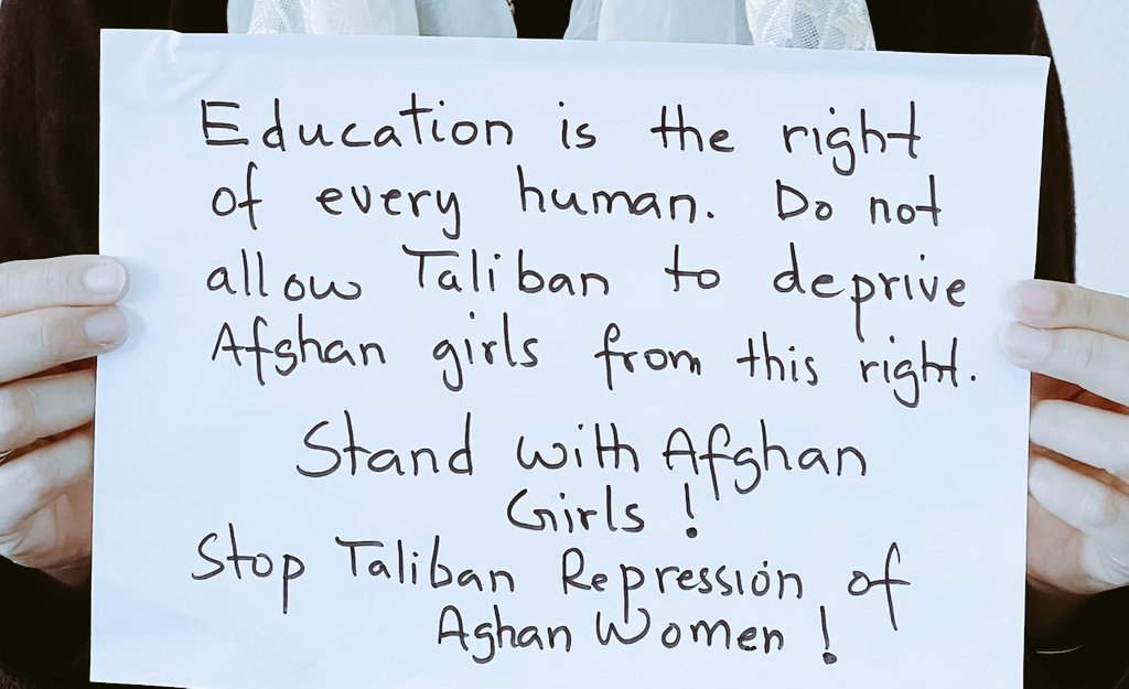 AlzebInd786's tweet photo. Why they are #Taliban afraid of girls education or educated girls and women??
Save Afghanistan 🇦🇫
#FreeAfghanistan
#SanctionPakistan #TalibanIsPakArmy #standwithafghanwomen @calxandr @HTasalla @PanjshirProvin1 @N_Nadery https://t.co/jSXiAoipwi