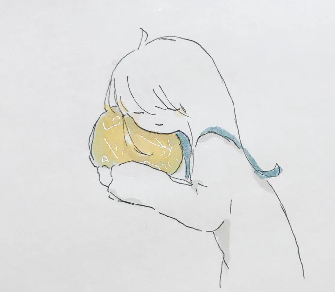 月を描くのがすきでした🌕 