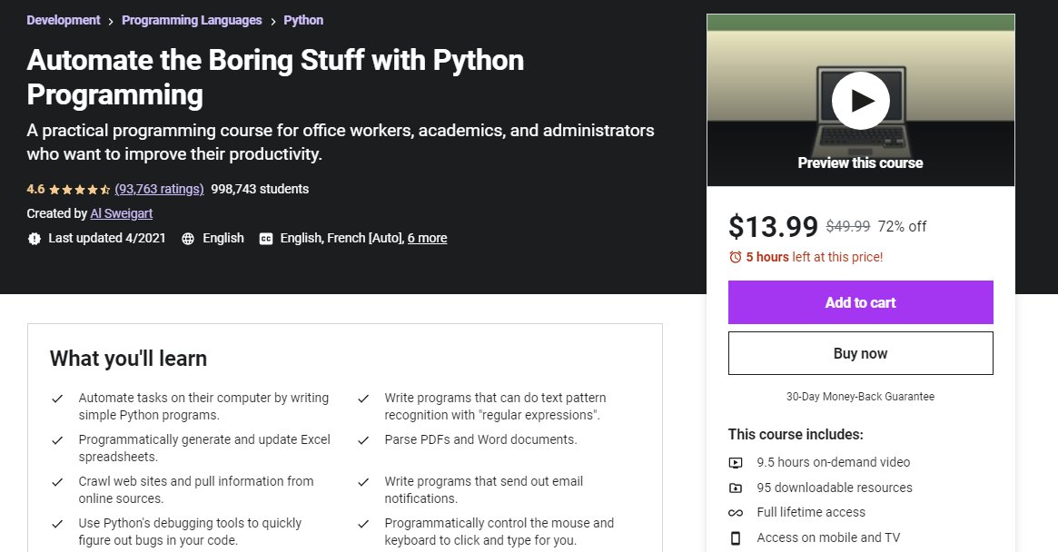 these courses are 5 usd instead of 13.99 usd