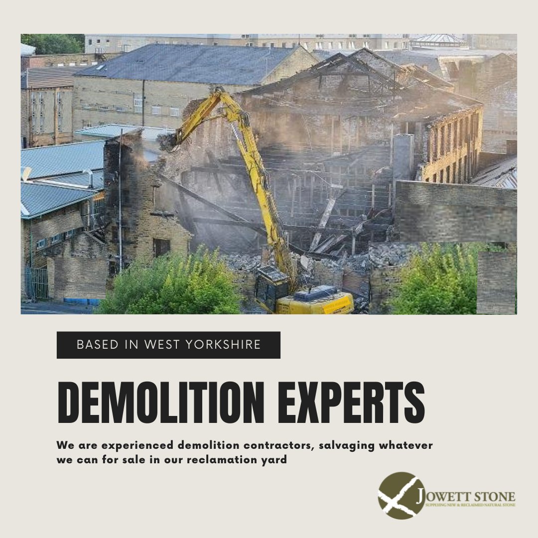 We have vast experience in demolition projects. Contact us for more details - hello@jowettstone.co.uk