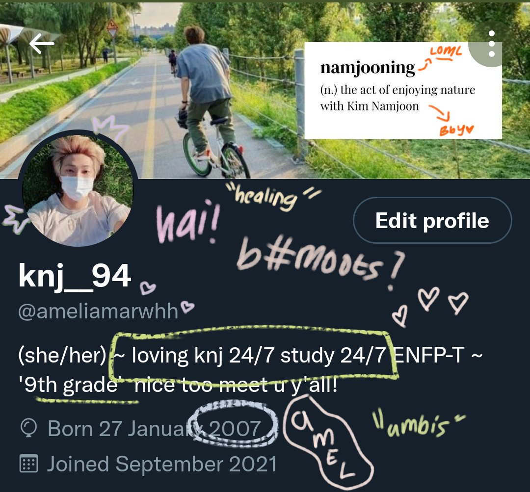 rapperchaeW's tweet photo. HELP RT+LIKE bestie!

haloo bestie! aku mau cari mutual baru nih<3 buat ngefangirl sekaligus nge ambis bareng, anyway b #moots ?
abt me:
•she/her
•bs dipanggil amel/marwah
•9th grade, ENFP-T
•army,stay,once,blink<3
•love fisika n bahasa

( #AMBISVERSE #ambistwt  #studytwt ) https://t.co/iB59wMDfeI
