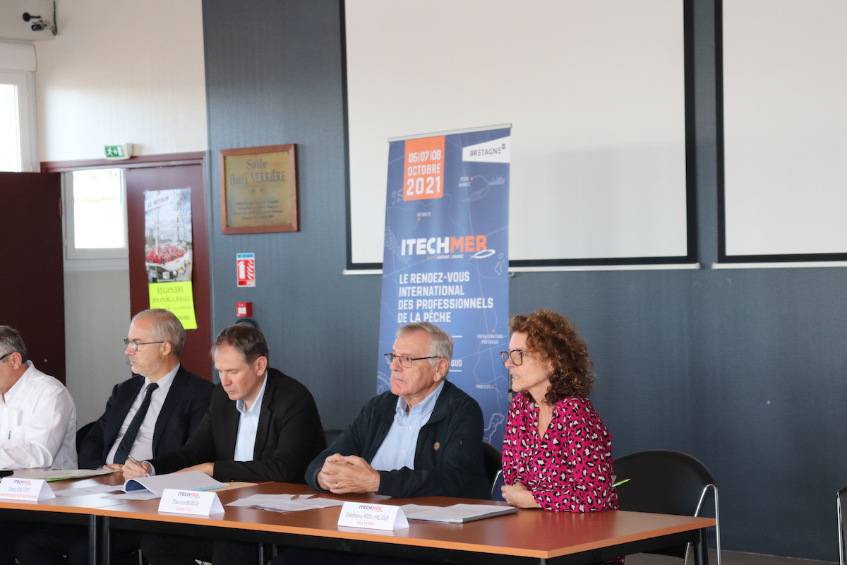 ITECHMER's tweet photo. 🗓 A J-15 ce matin au port de pêche de Lorient-Keroman se tenait la conférence de presse du rendez-vous incontournable de la filière halieutique, en présence de nombreux acteurs de la filière.
#SalonInternational #EventProf #Pêche #Industrie #Maritime #Bretagne
1/7 https://t.co/Kw3SAEMsyg