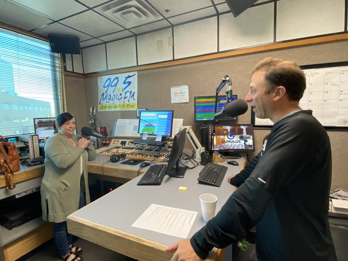 UNMLoboMBB's tweet image. Thanks to #CumulusMedia stations for hosting @LoboCoachPitino this morning. As you heard, the #SweetDeals go live at 9am so get your 🎟