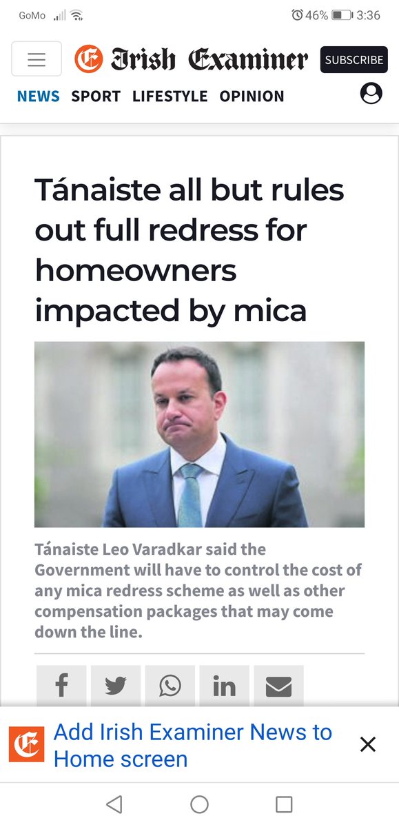 ChrisNee78's tweet photo. #MicaBig3 #micaredress @PaddyDiver4 OK to bail out the banks @LeoVaradkar with tax payers money and 35000 homes with PYRITE but not us? Bye bye government https://t.co/1kbQFxr4le
