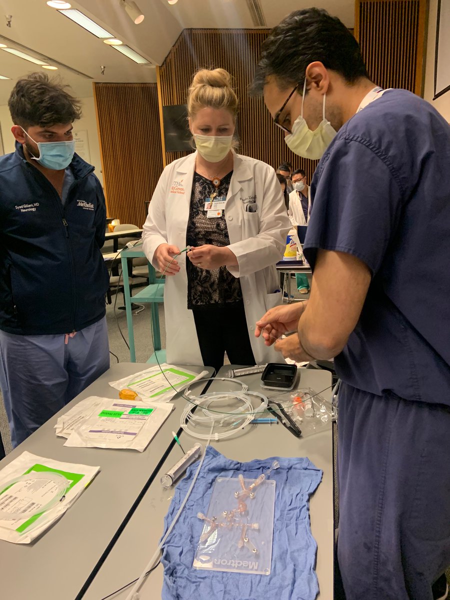 UTHealthStroke's tweet photo. #StrokeFellows hard at work but having fun with #FlowModels in #Thrombectomy at
@UTHealthStroke @UTHNeuro @svinsociety @WomenInNeuroIR @SNISinfo with @PamelaZelnick @SunilAShethMD and Dr. Spiegel
*repost from @MariaParekh https://t.co/4BVRKxzVBE