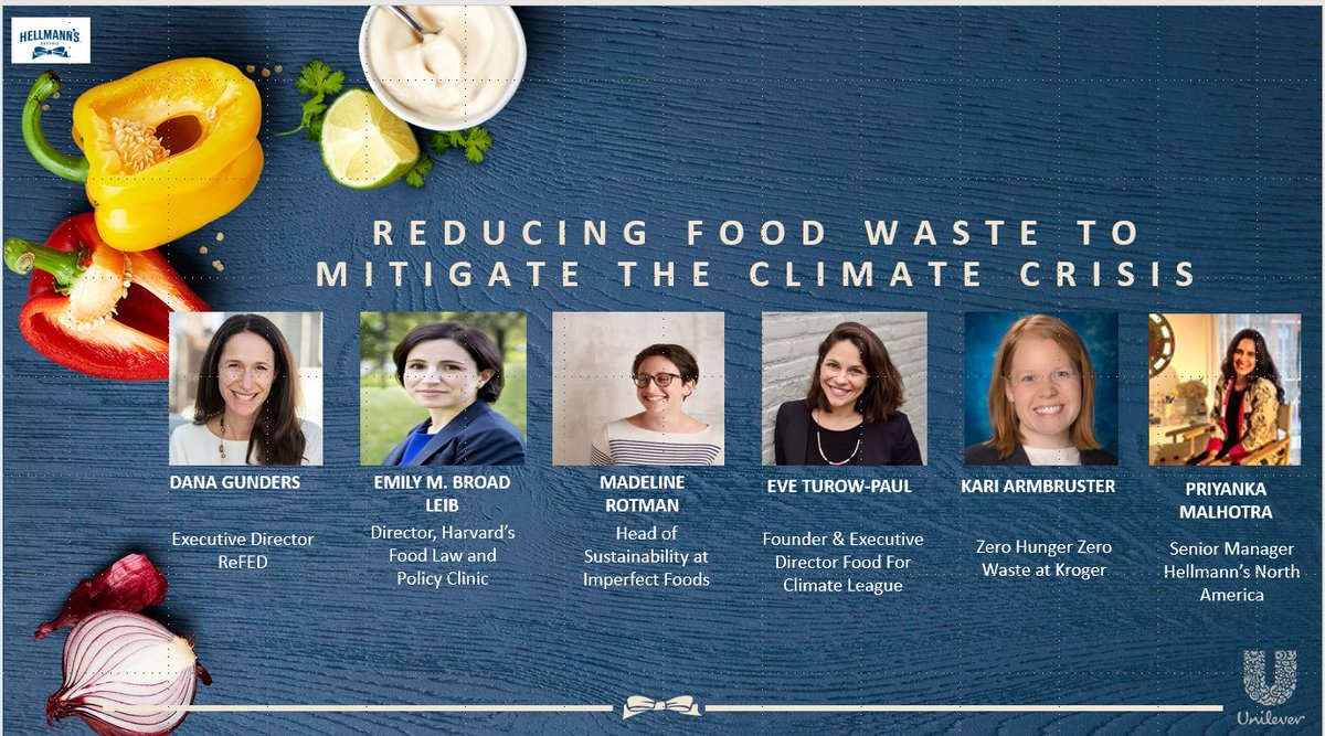 RT <a href="/food4climate/">Food for Climate League</a>: Catch <a href="/EveTurowPaul/">Eve Turow-Paul</a> during #ClimateWeekNYC and hear how solving #foodwaste  is a critical #climatesolution. Panel of experts and moderated by <a href="/Hellmanns/">Hellmann's Mayonnaise</a>. Join us tomorrow @ 12:00PM! Link to register ow.ly/g2mt50GdOL6