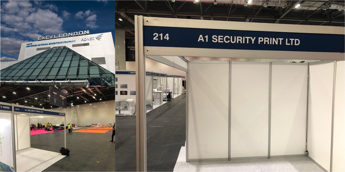 A1 Security Print (@a1securityprint) on Twitter photo Almost ready to kick-off <a href="/IdentityWeek_ID/">Identity Week</a> at <a href="/ExCeLLondon/">Excel London</a> tomorrow! Find us on stand 214.
#exhibition #London #events #securityprint #cantwait Almost ready to kick-off <a href="/IdentityWeek_ID/">Identity Week</a> at <a href="/ExCeLLondon/">Excel London</a> tomorrow! Find us on stand 214.
#exhibition #London #events #securityprint #cantwait
