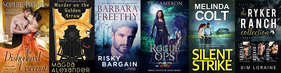 BookBuzznet's tweet photo. New Book Releases
https://t.co/mBc2iyMtbV
The Dishonored Viscount by @BarnesSophie
Murder on the Golden Arrow by @MagdaAlexander
Risky Bargain by @BarbaraFreethy
The Ryker Ranch Collection by @KimLoraine2
Rogue Ops by @ThomRCameron
Silent Strike by @mel… https://t.co/SXzGMTvhFf