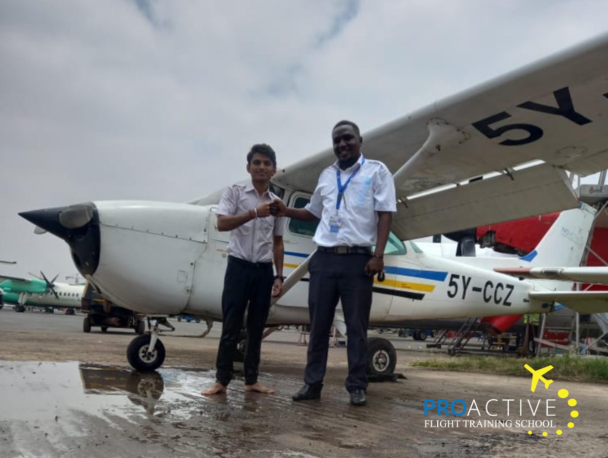 ProactiveFlight's tweet photo. We congratulate Ankit Halai on the achievement of his first solo flight, one of the fastest we have seen, and a true indicator of dedication and commitment. #proactiveaviators #soloflight #proactiveflighttraining #aviationcareer #pilotlife https://t.co/yXD2ozfEM6