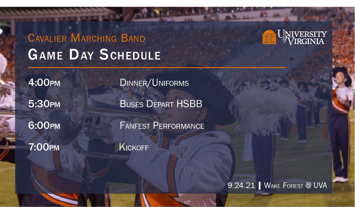 UVA Cavalier Marching Band tweet media