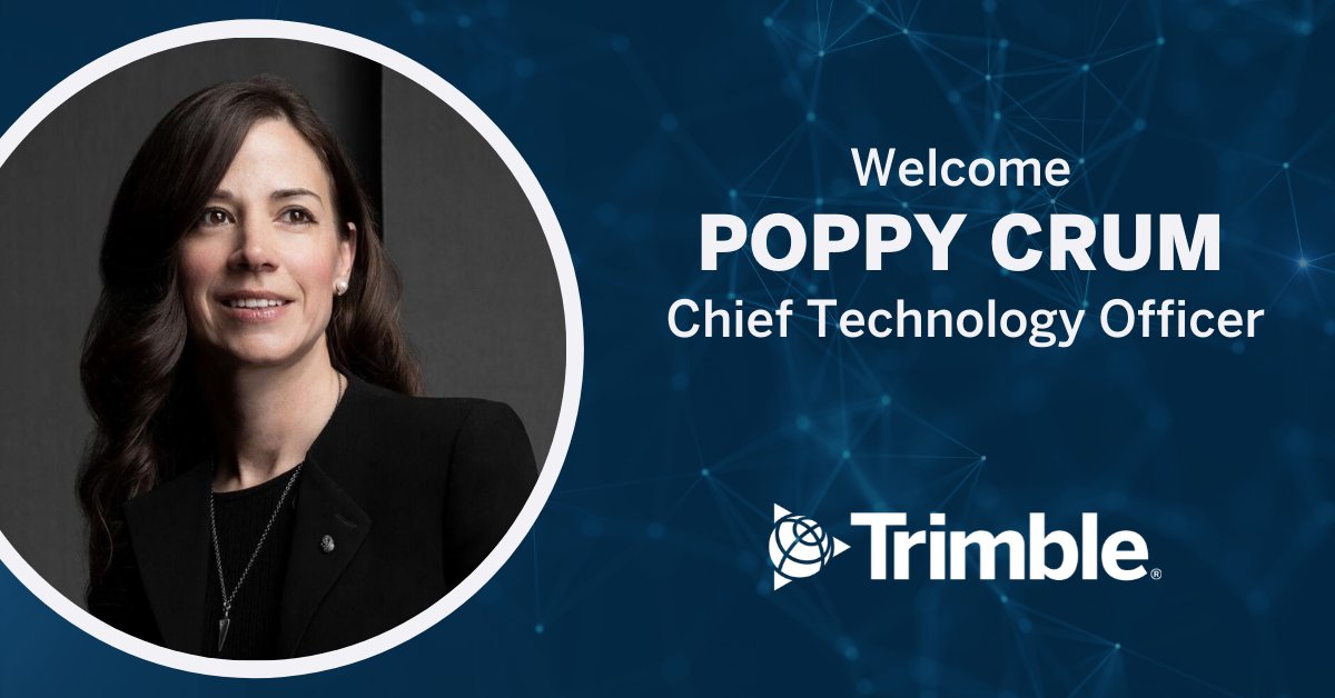 Trimble Inc. (@trimblecorpnews) on Twitter photo This week, <a href="/poppycrum/">Poppy Crum</a> joins #TeamTrimble as our new Chief Technology Officer. Poppy's experience with developing immersive technologies will be critical in helping us transform the way the world works. This week, <a href="/poppycrum/">Poppy Crum</a> joins #TeamTrimble as our new Chief Technology Officer. Poppy's experience with developing immersive technologies will be critical in helping us transform the way the world works.