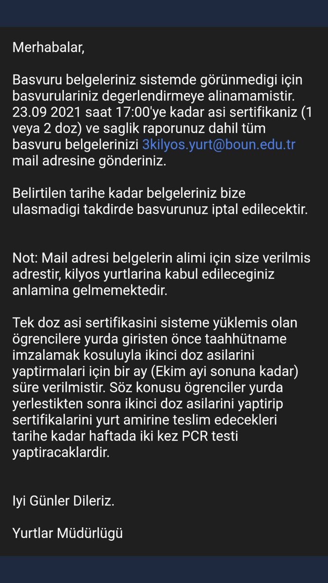 Boğaziçi’nde okuyup yurtta kalmak isteyen ancak aşı olmak istemeyen öğrencilerin yaşadıklarına bir bakar mısınız? Tüm Dünya aşılarla ilgili endişelerini ortaya dökerken, bu dayatma nasıl açıklanabilir? Amacınız nedir? #AsıVePcrDurdurulsun #asıyahayır #asımağdurları