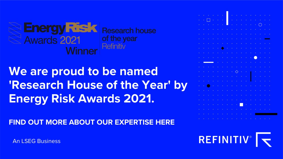 We are honored to be named 'Research House of the Year' at the <a href="/RiskDotNet/">Risk.Net</a> Energy Risk Awards 2021. Learn more about our research: refini.tv/3ekZDx8