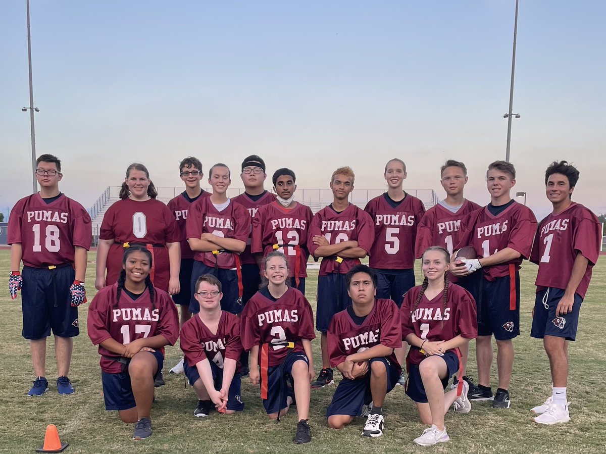 PerryUnified's tweet photo. Unified Flag Football has their last home game against the Casteel Colts. Game starts at 6:00pm.
Come out and support the team. Go Unified!! @perry_pumas @PerryPumas07 https://t.co/mSXYBuxHQ1
