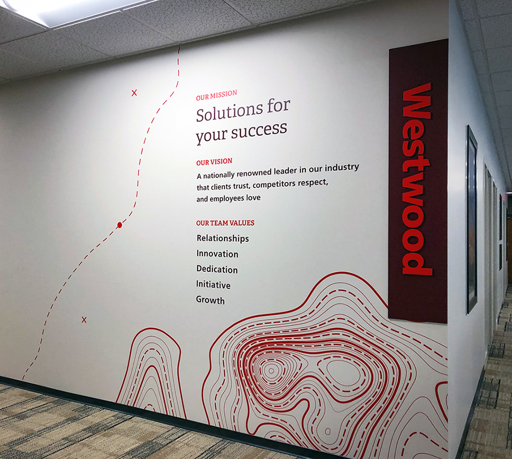 Image360KC's tweet image. Wall vinyl and a dimensional PVC sign for Westwood Professional Services in Overland Park, Kansas
.
.
.
#WallVinyl #WallGraphic #DimensionalSign #InteriorSign #OfficeSign #Office #Business #Company