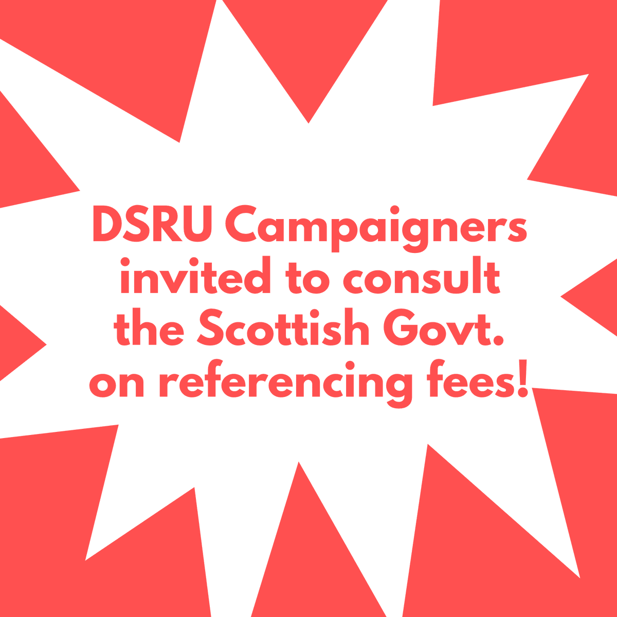 dsrudundee's tweet photo. 🚨 GREAT NEWS 🚨 Thanks to everyone who signed our open letter calling for an end to profiteering referencing fees,. we're happy to announce that the Scottish Government will be inviting DSRU members to consult them on their upcoming housing bill! #EndReferencingFees https://t.co/5kJJUs7FHG