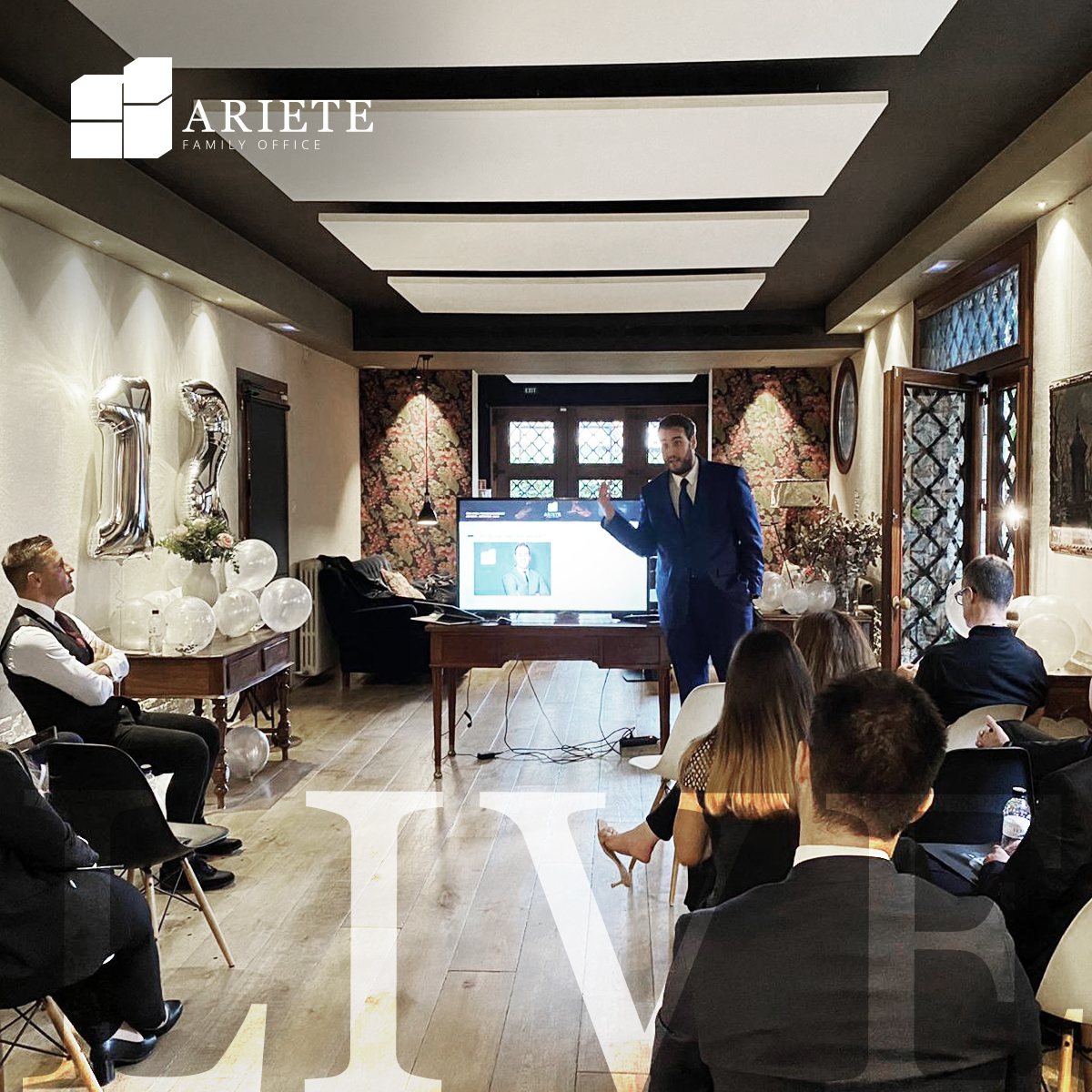 Arietecapital's tweet photo. ARIETE I ¡Hoy celebramos nuestro XII. aniversario! 👏 12 años cuidando de la tranquilidad, de la felicidad y de la economía de nuestros clientes.
¡Y este año llegan grandes novedades! Os las contaremos 🔜.
#ArieteLive #ArieteFamilyOffice #ArieteLifeStyle #Capitalentuvida https://t.co/MCSNAGmfI8