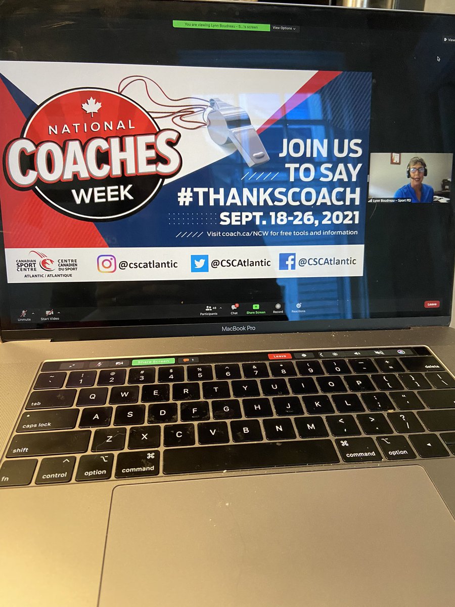 Here we go !! Atlantic National #coachesWeek virtual series 
Pierre Lafontaine Said it perfectly
 “as coaches we create smiles” 

#ThanksCoach #grateful <a href="/SportPEI/">Sport PEI</a> @CSCAtlantic <a href="/NB_Coach_NB/">Coach NB/Entraîneur NB</a> <a href="/CoachingNFLAB/">Coaching NL</a>