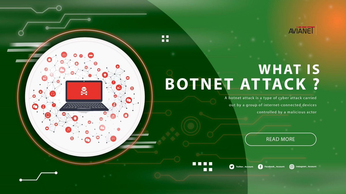 AVIANETonline's tweet image. Do You Have Idea That What is a #botnetattack and How Does It Work? Connect with AVIANET to know more about #technology updates #cybersecurityawareness #cyberattack 
Get in touch - avianet.aero