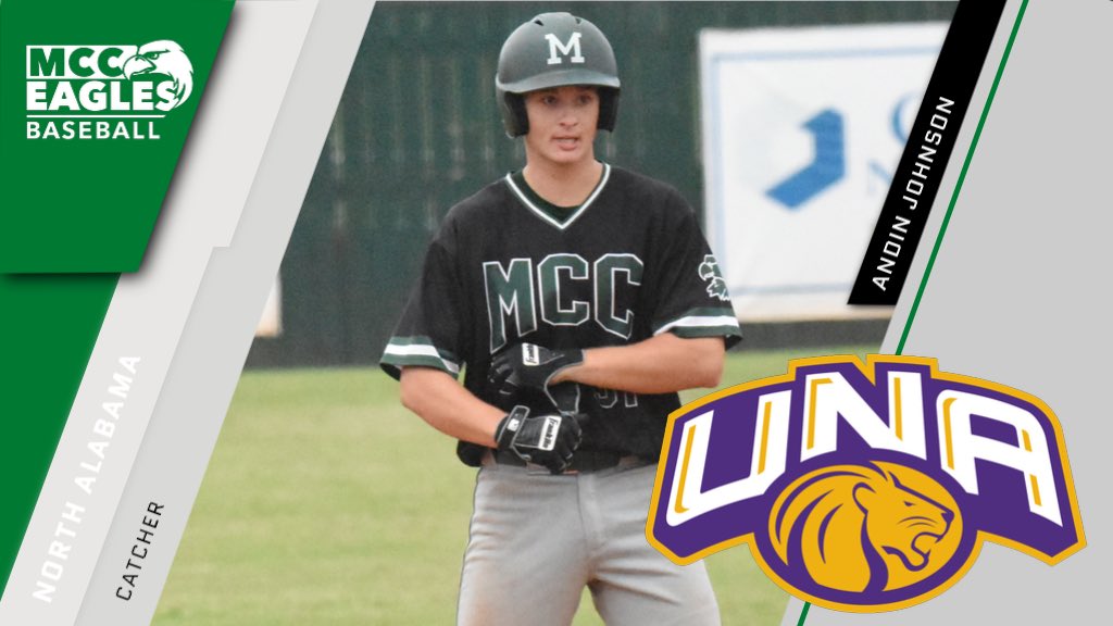 MCC Eagles Baseball ⚾️ 🇺🇸 (@mcceaglesbsb) on Twitter photo Congrats to second year catcher <a href="/AndinJohnson/">Andin Johnson</a> committing to Division-1 North Alabama! <a href="/UNABaseball/">North Alabama Baseball</a>
<a href="/AmoryBaseball/">Amory Baseball</a> product!
#WIDEOPEN 🦅 Congrats to second year catcher <a href="/AndinJohnson/">Andin Johnson</a> committing to Division-1 North Alabama! <a href="/UNABaseball/">North Alabama Baseball</a>
<a href="/AmoryBaseball/">Amory Baseball</a> product!
#WIDEOPEN 🦅